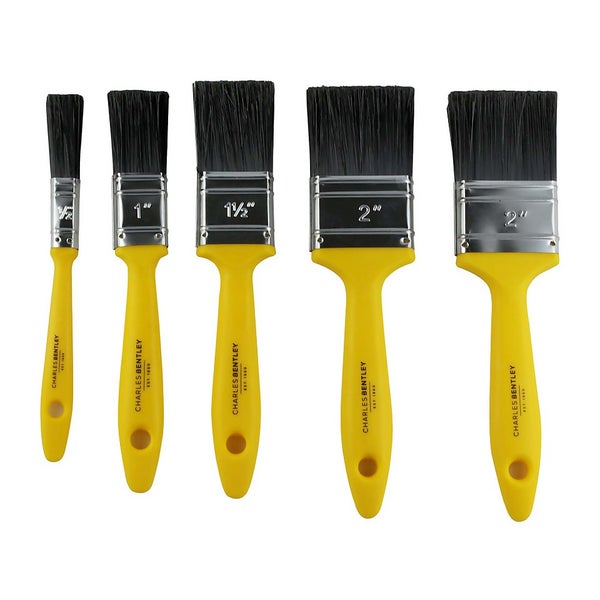 5 piece Paint brush set Homebase