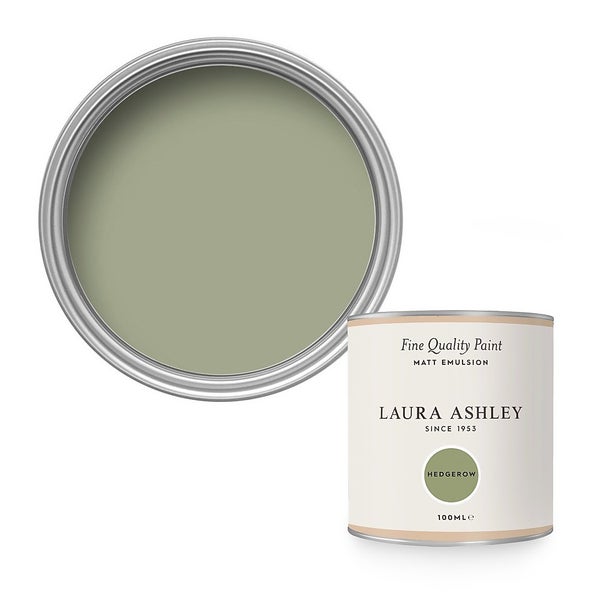 Laura Ashley Matt Emulsion Paint Hedgerow Tester 100ml Homebase