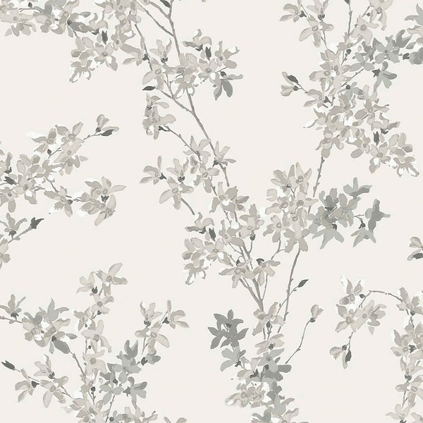 Laura Ashley Forsythia Steel Wallpaper Homebase