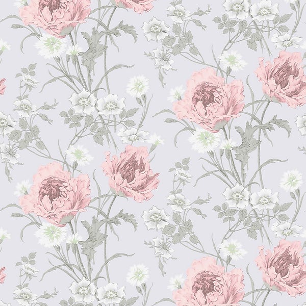 Laura Ashley Aurelie Natural Wallpaper Homebase