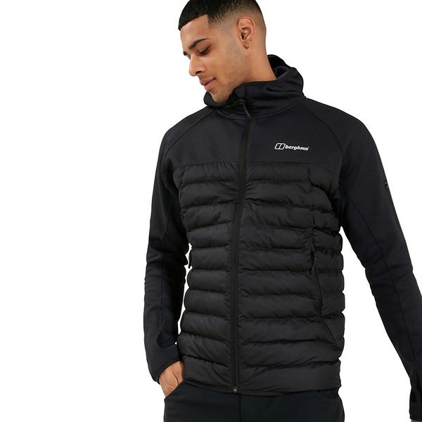 Men's Pravitale Hybrid Insulated Jacket - Black / Grey | Berghaus