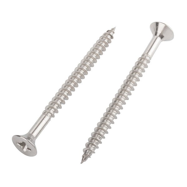 Homebase Stainless Steel Single Thread Screw 6 X 75mm 25 Pack Homebase
