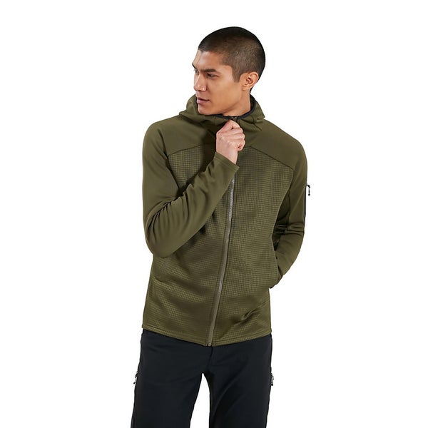 Men's Sidley Hooded Fleece Green Berghaus