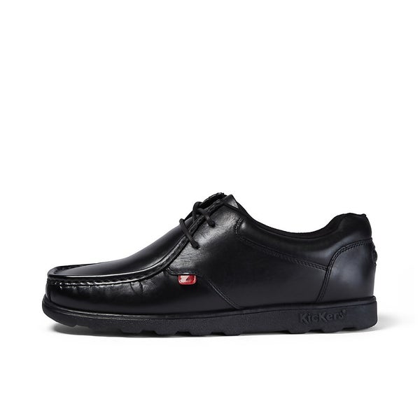 Adult Mens Fragma Lace Leather Black | Kickers
