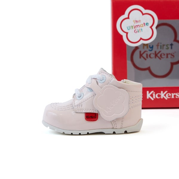 Baby Kick Hi Patent Leather Light pink Kickers