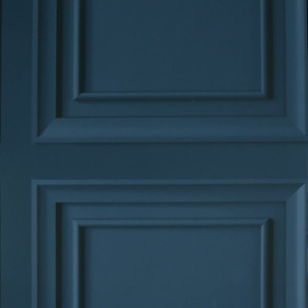 Wood Panel Wallpaper Navy Homebase
