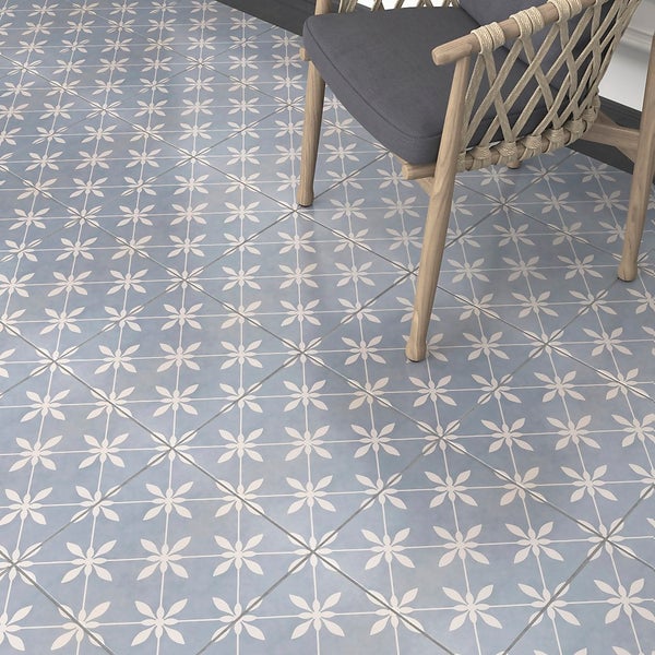 Seaspray Ceramic Wall & Floor Tile 330 x 330mm 1 sqm Pack Homebase