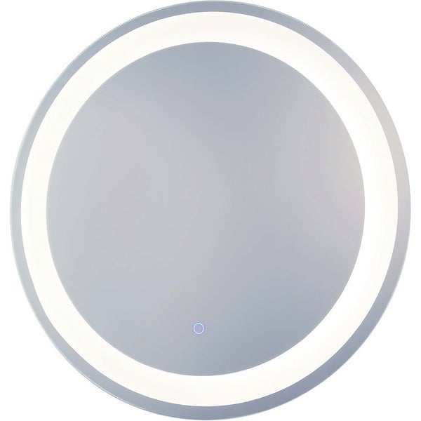 Croydex Wyncham LED Illuminated Round Bathroom Mirror Homebase