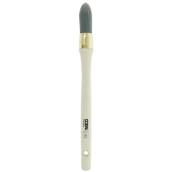 Coral Precision 21mm Round Sash Paint Brush for Detail, Edges