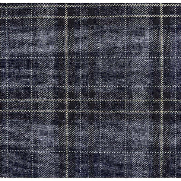 Arthouse Twilled Plaid Navy Gold Wallpaper A4 Sample Homebase