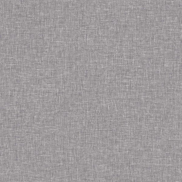 Arthouse Linen Texture Plain Textured Mid Grey Wallpaper Large Sample