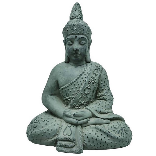 Sitting Buddha Garden Ornament Homebase