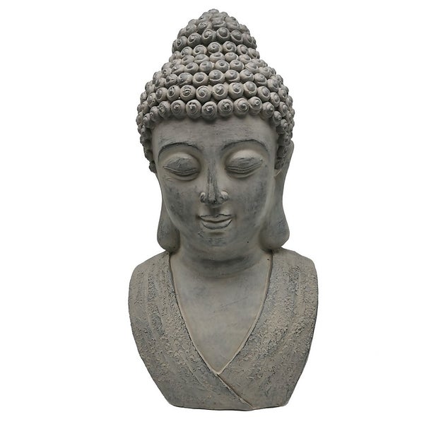 Offer Homebase Buddha Head Garden Ornament Homebase