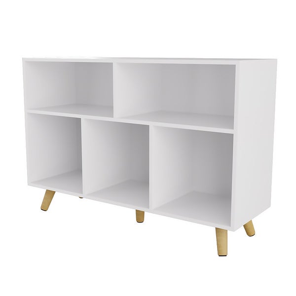 Kids Compact Storage Unit with Legs White Homebase