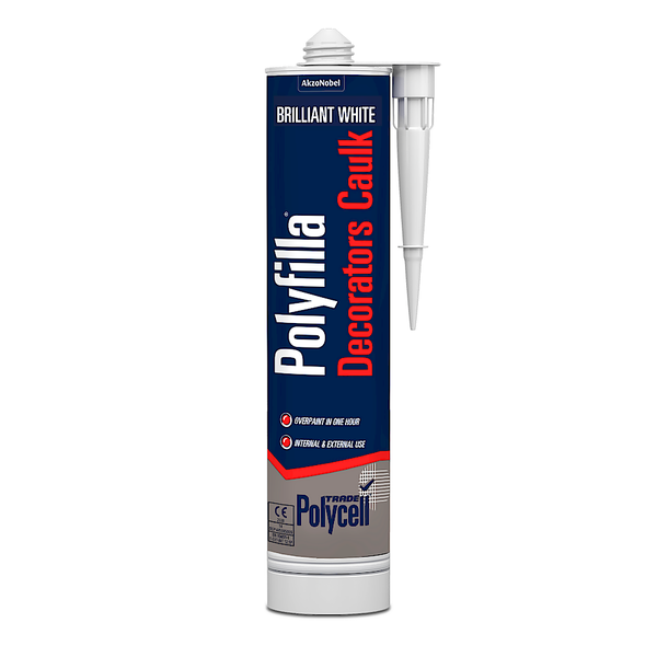 Polycell Trade Decorators Caulk Filler Brilliant White 290ML Homebase