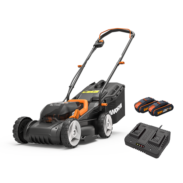 Worx 40V WG779E.2 Cordless Lawn Mower 34cm Homebase