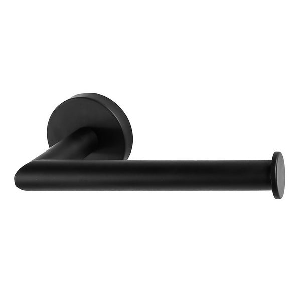 Self Adhesive Toilet Roll Holder Black Homebase