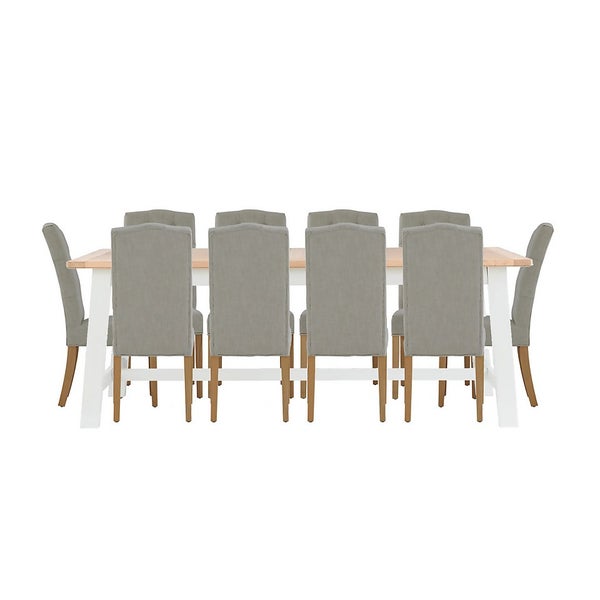 Country Living Kempton Extending Dining Table and 10 Alloway Chairs