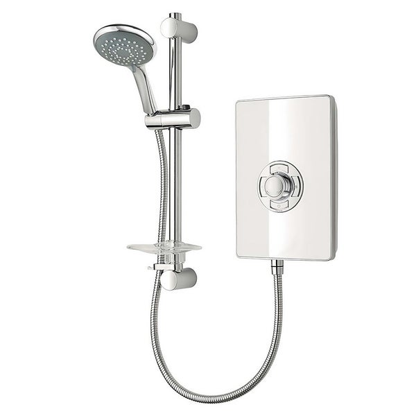 Triton Collection 8.5kW Electric Shower Gloss White Homebase