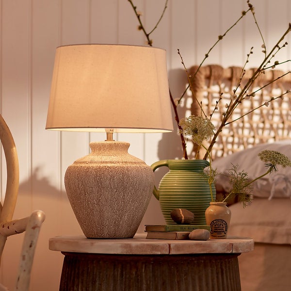 Country Living Falmouth Ceramic Table Lamp Homebase