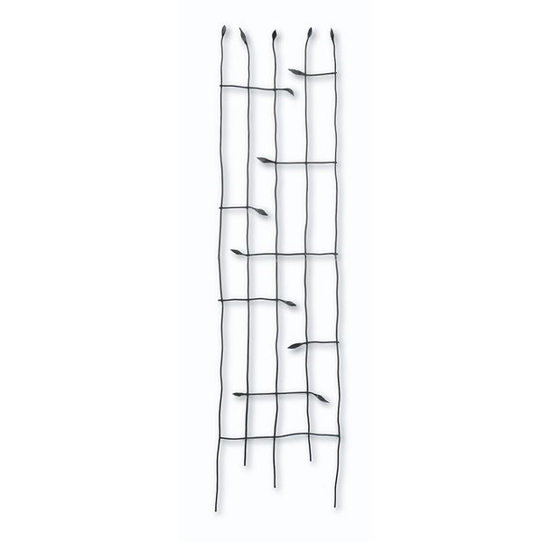 Panacea Twig with Leaves Garden Trellis Black 184 x 59cm