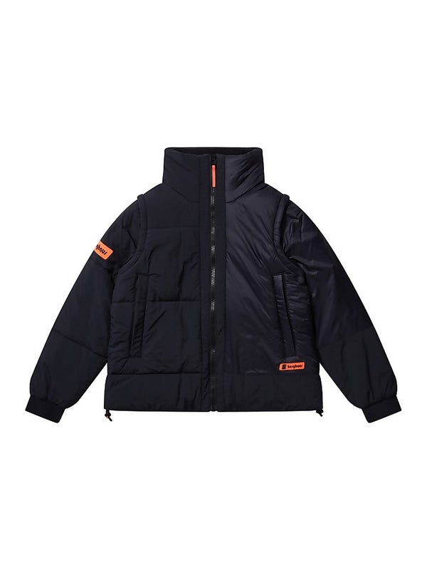 Women's Nelien Short Insulated Jacket in Black Berghaus