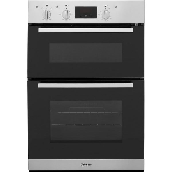 Indesit Aria IDD6340IX Built In Electric Double Oven Stainless Steel