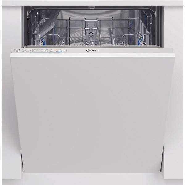Indesit DIE2B19UK Fully Integrated Standard Dishwasher White Control