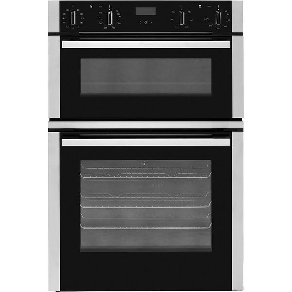 NEFF N50 U1ACE5HN0B Built In Electric Double Oven Stainless Steel Homebase