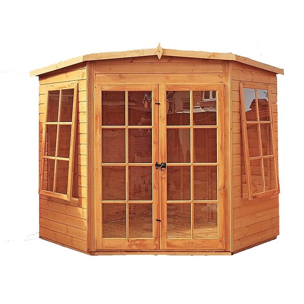 Offer Homebase Shire 8x8ft Hampton Summerhouse Including
