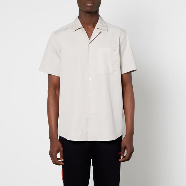 HUGO Men's Ellino Short Sleeve Shirt - Light Beige | TheHut.com