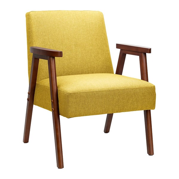 Alex Mid Century Armchair Ochre Homebase