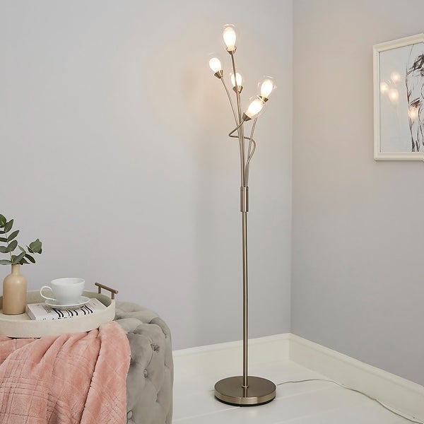 Altrincham 5 Light Floor Lamp Homebase