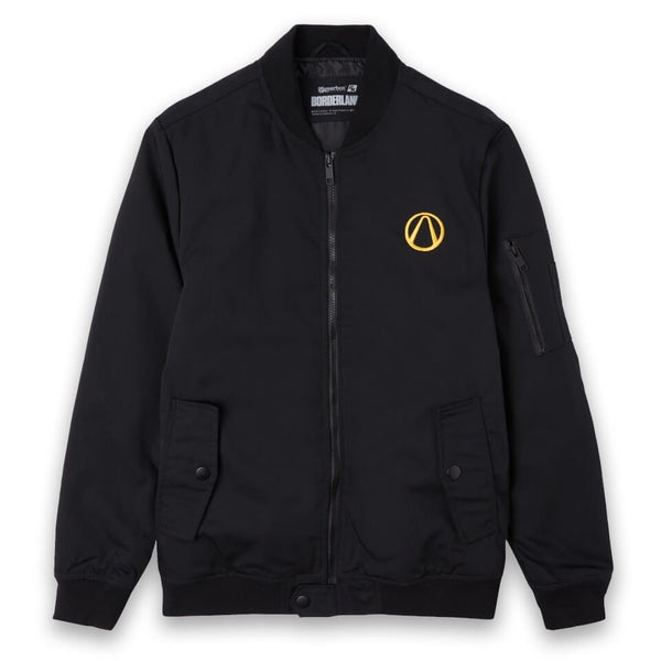 Borderlands Vault Icon Embroidered Unisex Bomber Jacket | Gearbox Loot US