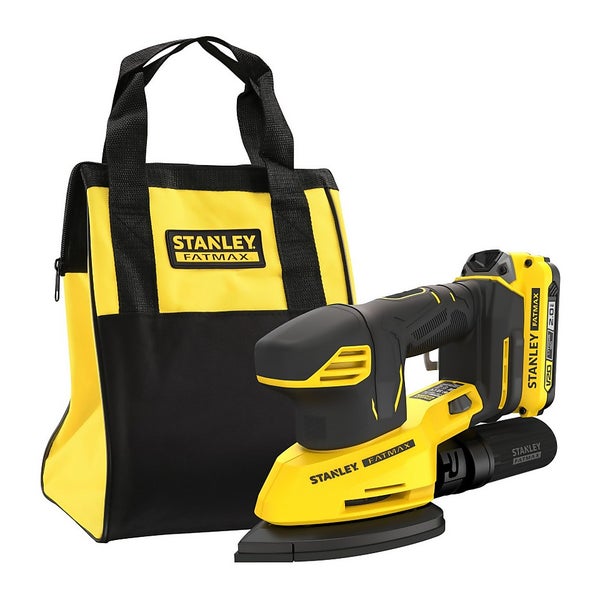 STANLEY FATMAX V20 18V Cordless Detail Sander (SFMCW221D1SGB) Homebase