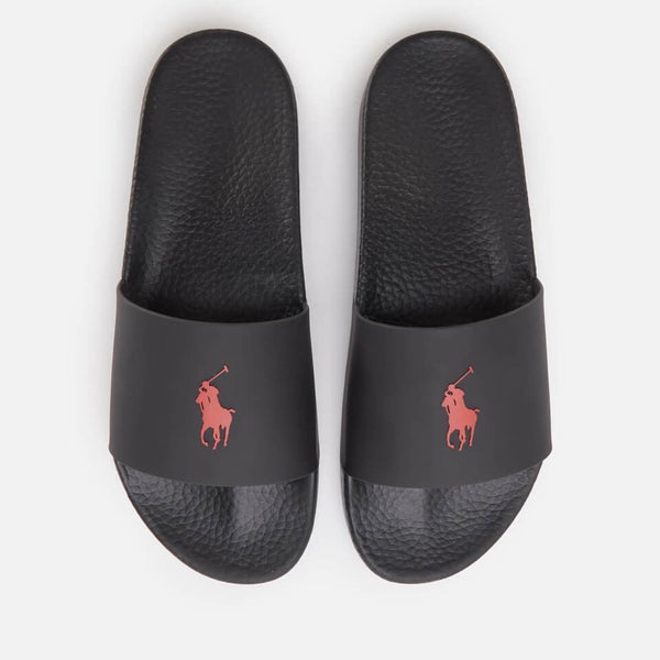 Polo Ralph Lauren Men's Pp Slide Sandals - Black/Red PP | TheHut.com