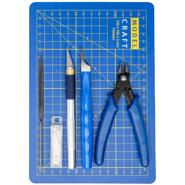 Modelcraft Plastic Modelling Tool 10 Piece Set Homebase