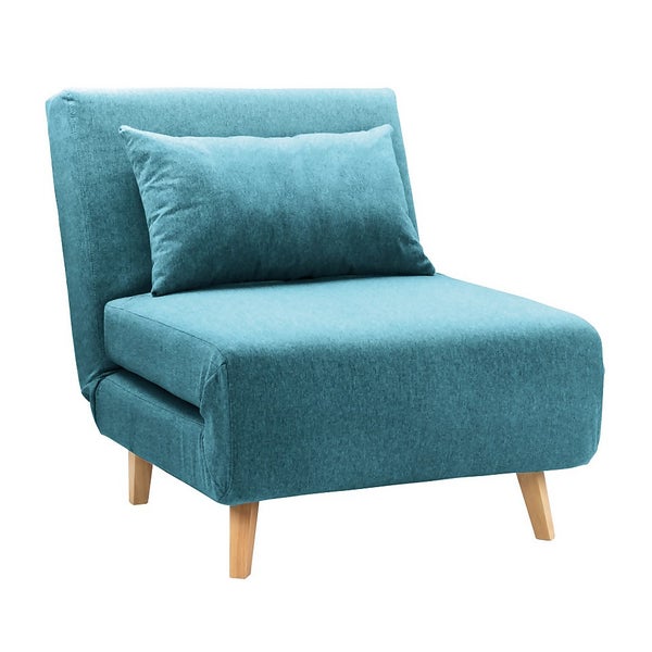 Freya Folding Chair Bed Peacock Homebase