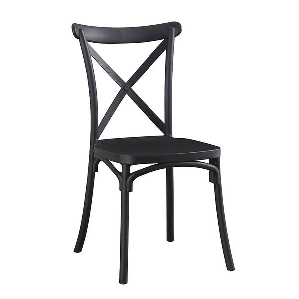 Bruce Bistro Chair Black Homebase