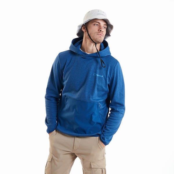 Men's Cullain Hooded Pullover in Blue Berghaus