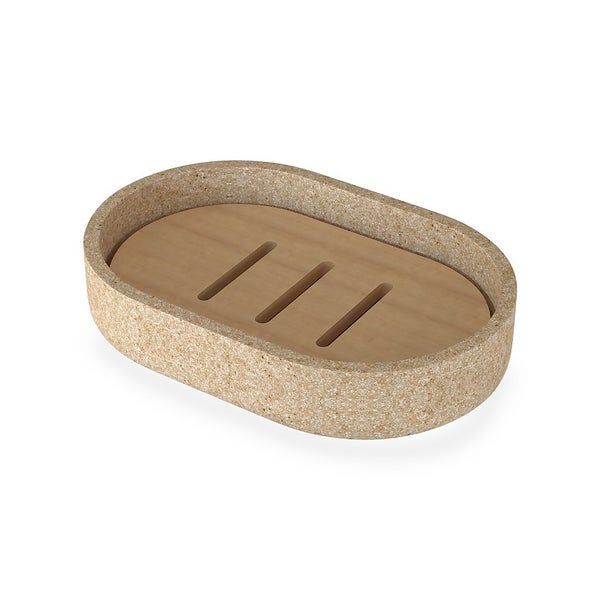 Homebase Edit Soap Dish Beige Resin Homebase