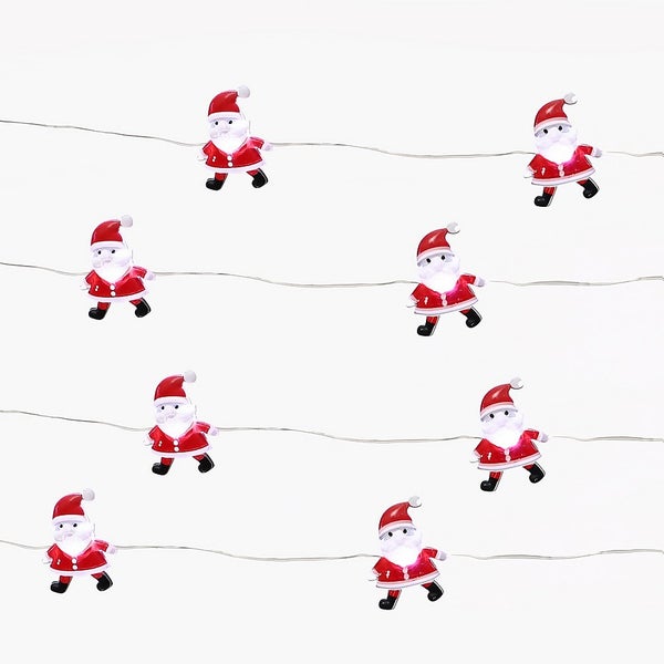 40 LED Santa Copper Wire Decorative Christmas String Lights (Battery