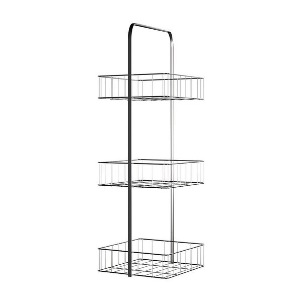 Homebase 3 Tier Bathroom Storage Caddy Chrome Homebase