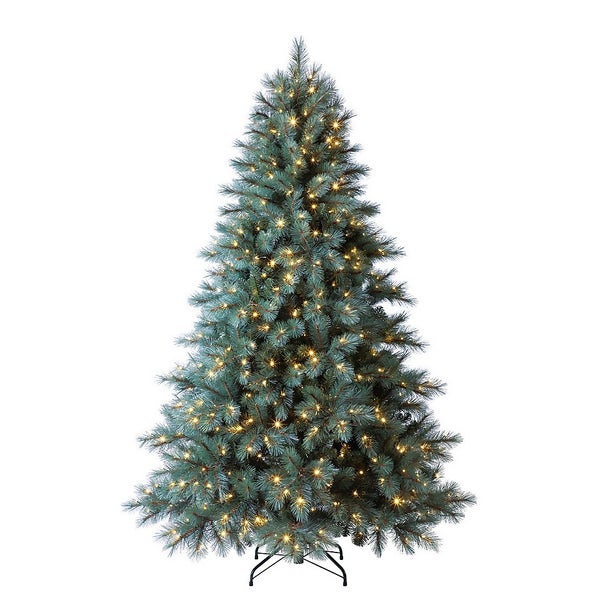 7ft Chamonix Pine Premium Prelit Artificial Tree Homebase