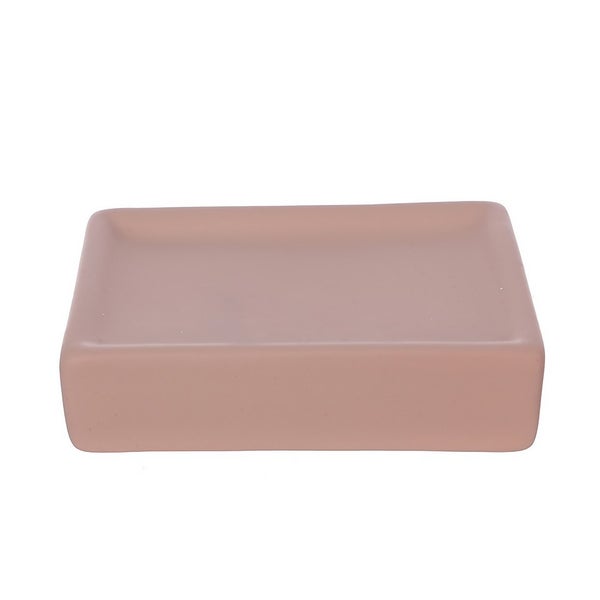 Ceramic Soap Dish Blush Pink Homebase