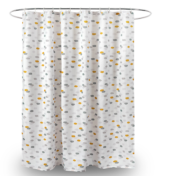 Homebase Watercolour Dots Shower Curtain Homebase