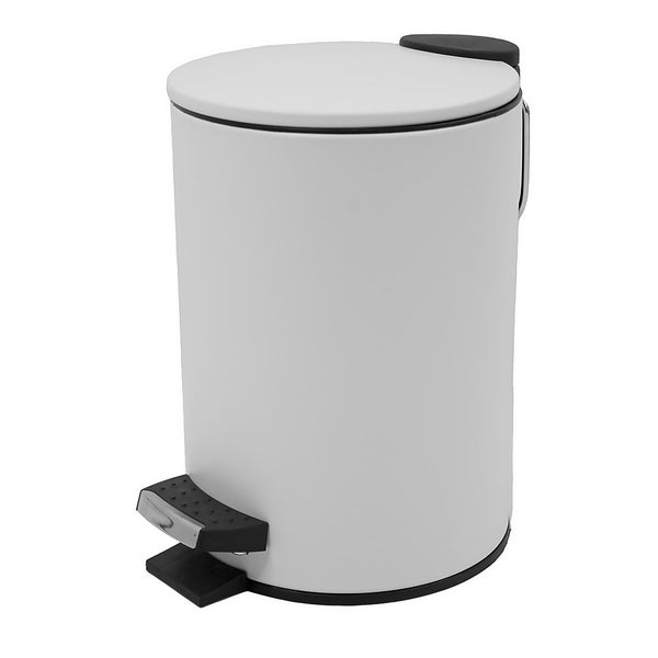 Homebase 3 Litre Pedal Bathroom Bin White Homebase