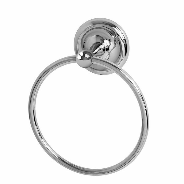 Homebase Traditional Towel Ring Chrome Homebase