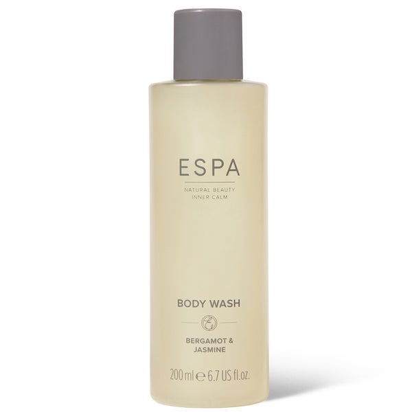 ESPA Bergamot & Jasmine Body Wash Bottle 200ml ESPA