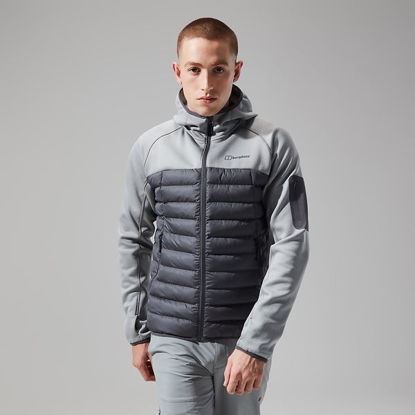 Men's Urban Pravitale Hybrid Jacket in Grey | Berghaus